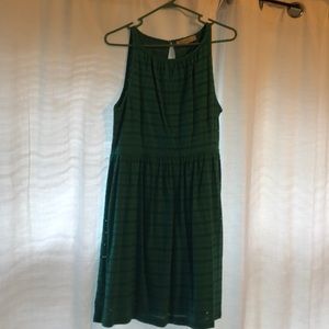 Teal green summer dress